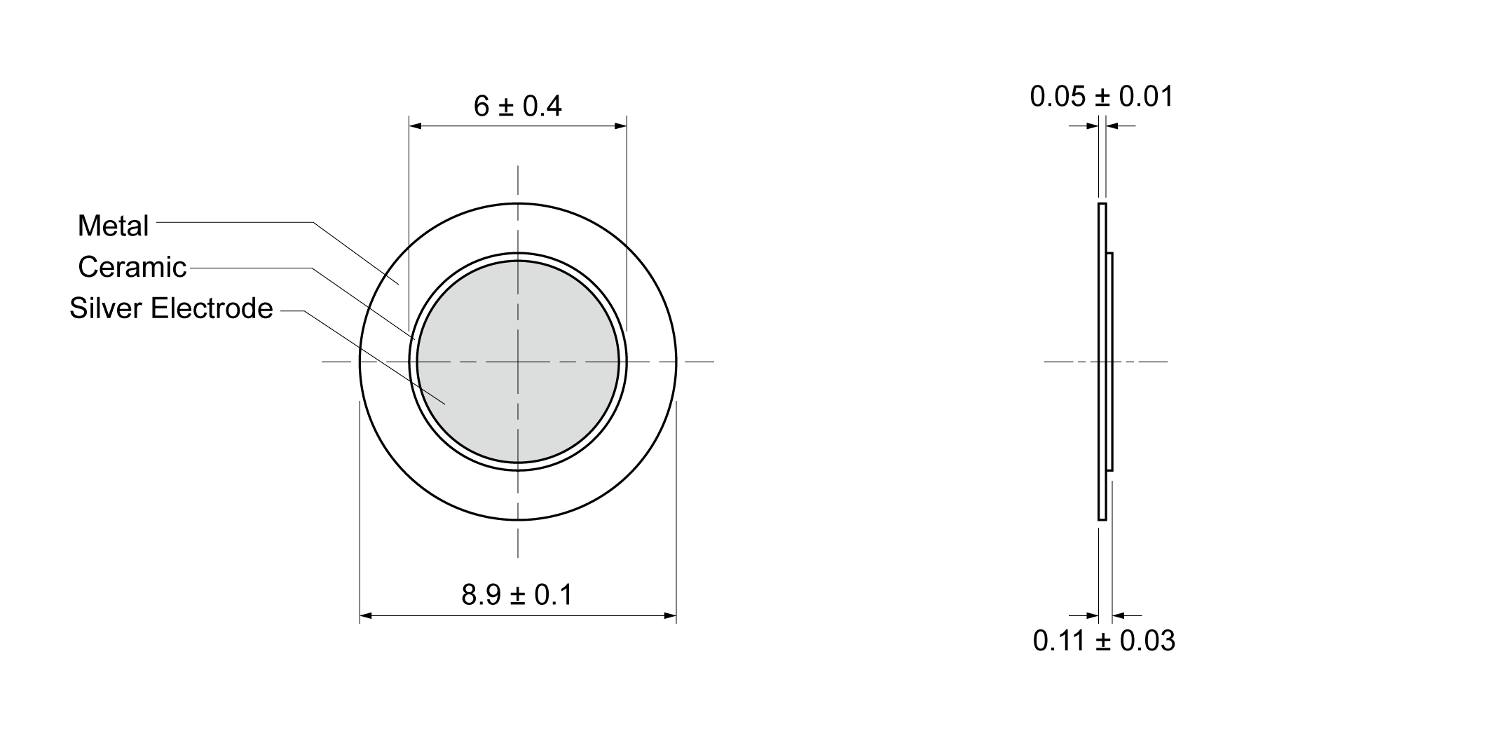 PDN089-0800B Mechanical Drawing